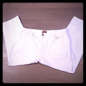 Merona white crop pants